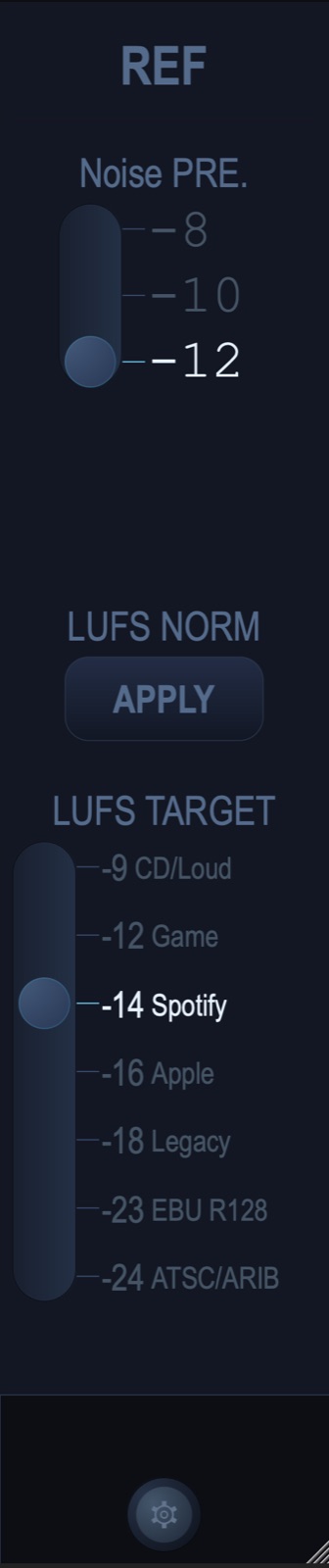 GAINBAL Master LUFS TARGET