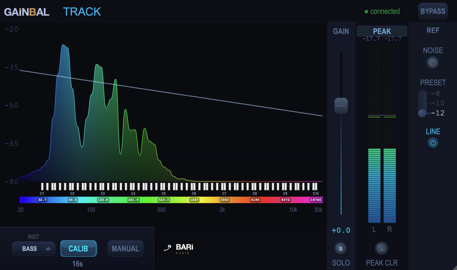 GAINBAL Track UI